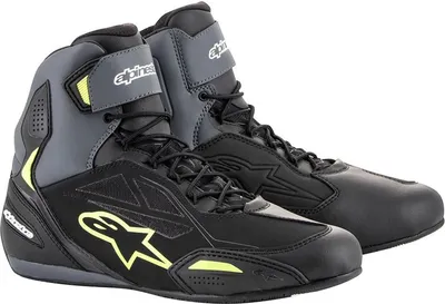 Produktbild von Alpinestars Faster-3 DryStar Motorradschuhe, schwarz/grau/gelb, 10 (43)