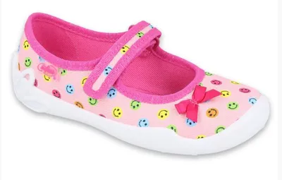 Produktbild von Mädchen Hausschuhe Befado Smiley Rosa 29