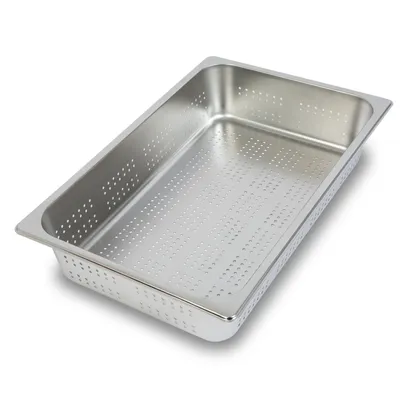Produktbild von VERTES GN Behälter 1/1 Gastro Norm Gastronorm (Edelstahl, 100mm Tief, Perforiert, Rostfrei, Kratzfest, Temperaturbeständig von -40° bis +300°C)