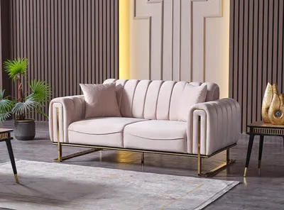 Produktbild von Hochwertig Beige Sofagarnitur 3 2 Sitzer Garnitur Design Moderne Sofa Couchen