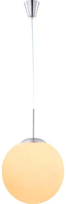 Produktbild von LED Pendelleuchte, Kugel-Design, Glas opal, 25 cm