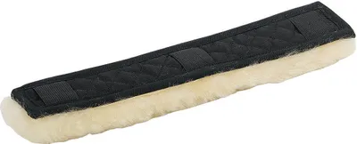 Produktbild von Lammfell Trensen Nasenschutz Lammfell mit Gummi 28 x 7 cm schwarz/natur