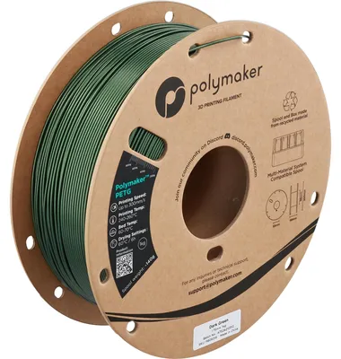 Immagine prodotto di Polymaker PETG Verde scuro 1,75 mm 1 kg