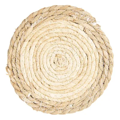 Produktbild von Clayre & Eef Pfannenuntersetzer Ø 18x1 cm Beige Seegras Rund