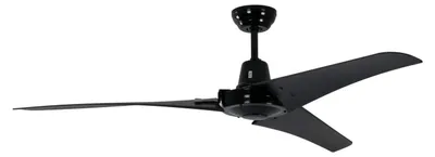 Image de Ventilateur de plafond industriel, noir - 142 cm - 57 watts - Avec télécommande