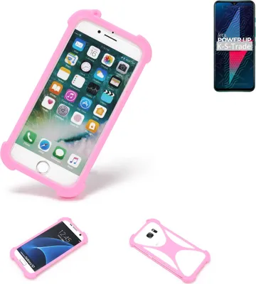 Produktbild von K-S-Trade Handy Hülle kompatibel mit Wiko Power U30 Schutz Hülle Bumper Silikon Schutz Hülle Cover Case Silikoncase Silikonbumper TPU Softcase
