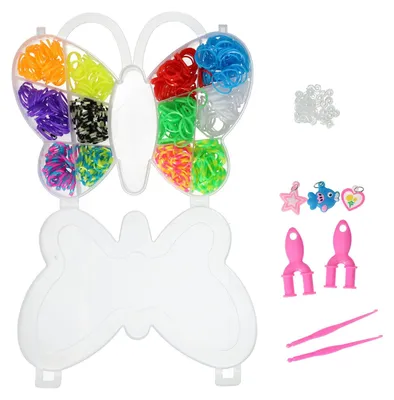 Image de Cool Loom in Vlinder Opbergdoos, 600dlg.