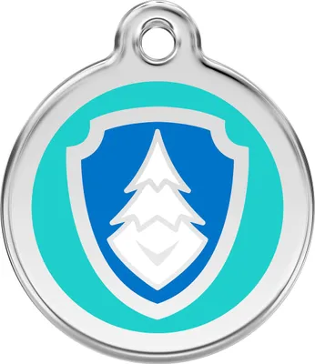 Produktbild von RedDingo Hundemarke mit Gravur Paw Patrol Everest aqua, Größe: M
