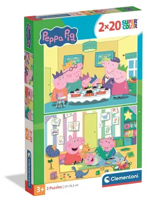 Image de CLEMENTONI - 2 x 20 pièces - Peppa Pig