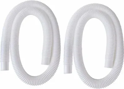 Produktbild von Schwimmbadschlauch, 2 Stück 32 mm Aufstellpoolschlauch, 150 cm/59 Zoll Poolpumpenschlauch für Intex 330 GPH, 530 GPH und 1000 GPH