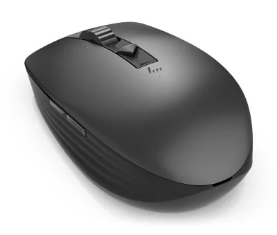 Produktbild von HP 635 Wireless-Maus für mehrere Geräte, Beidhändig, RF Wireless + Bluetooth, 1200 DPI, Schwarz