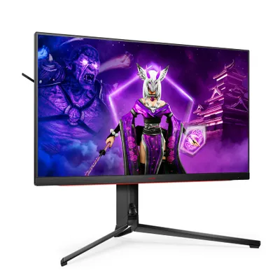 Produktbild von AOC AG324UX/69, 80 cm (31.5"), 3840 x 2160 Pixel, 1 ms, Schwarz, Rot