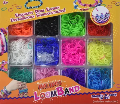 Produktbild von MALINOS 302007 - Loom Bands, 4.200 Stück