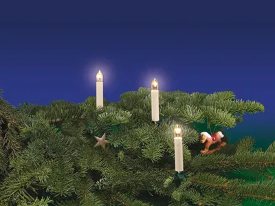 Image de Guirlande lumineuse, ampoule, blanc, 10LP, IP20, 7,5m, 30W, Guirlande lumineuse intérieure type 969 Lampes à incandescence E 10