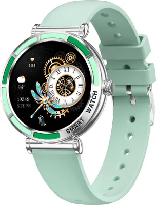Produktbild von INF Multifunktionale Smartwatch mit Bluetooth-Anrufen und Gesundheitsüberwachung Hellgrün