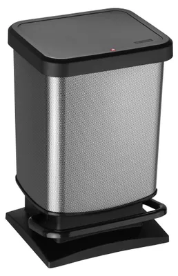 Produktbild von Rotho Abfalleimer 20L Paso - Treteimer Geruchsdicht - Abfallbehälter 29,3 x 26,6 x 45,7 cm - Mülleimer mit Softclose - Tretabfalleimer