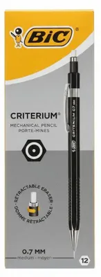 Image de Crayon à mine Criterium HB 0,7 mm (12 pièces) BIC