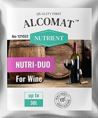 Zdjęcie produktu dla Pożywka dla drożdży Składnik odżywczy ALCOMAT NUTRI-DUO Składnik odżywczy z tiaminą Alkohol Drożdże fermentacyjne, 1 sztuka