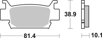 Image de Plaquettes de frein SBS 829SI (jeu par disque) Offroad Sinter