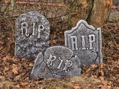 Produktbild von EUROPALMS Halloween Grabsteinset