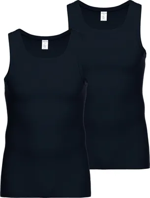 Produktbild von 2er Pack AMMANN Herren Unterhemd Jeans