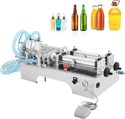 Obrázek produktu pro 10W Plnící stroj na tekutiny - 100-1000ML - dvojitá hlava - plnička