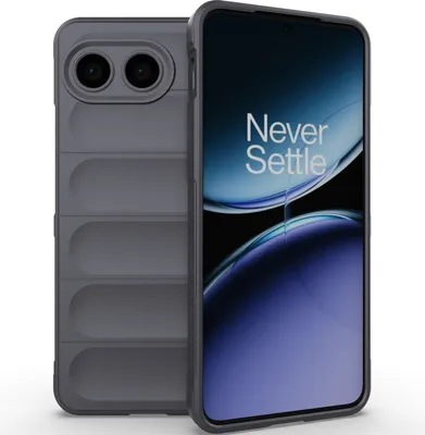 Image de Etui pour OnePlus Nord 4 Etui de protection antichoc en silicone TPU souple Gris foncé