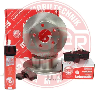 Produktbild von 2X Bremsscheiben + Bremsbeläge Hinten