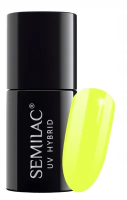Zdjęcie produktu dla SEMILAC Żelowy lakier do paznokci Długotrwały i łatwy w aplikacji 7ml 040 Canary Green