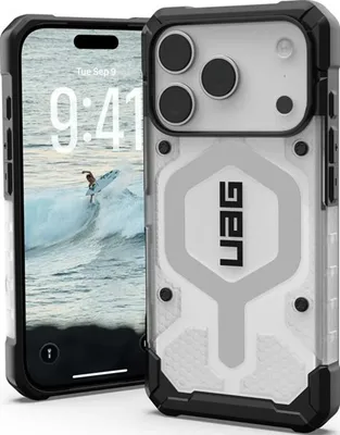 Obrázok produktu pre Urban Armor Gear Pathfinder, Ochranný obal, Apple, iPhone 17 Pro, 16 cm (6.3"), Strieborná, Priehľadná