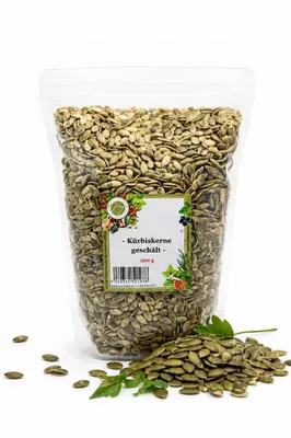 Produktbild von KT 500 g Kürbiskerne geschält und naturbelassen - 1A Qualität