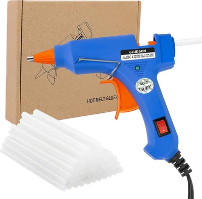 Produktbild von Heißklebepistole mit 40 Klebesticks, 20W, für DIY und Handwerk