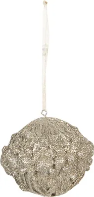 Immagine prodotto di Guaina natalizia Clayre & Eef Ø 8 cm Plastica color oro