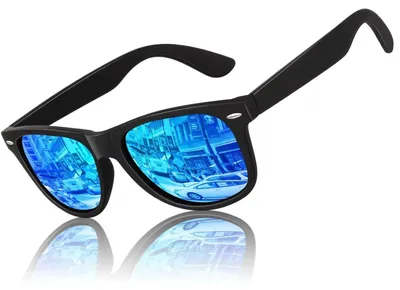 Produktbild von Sonnenbrille mit polarisierten Gläsern – im Retro-Stil