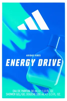 Zdjęcie produktu dla zestaw upominkowy adidas Vibes Energy Drive EDP 30ml i żel pod prysznic 100ml