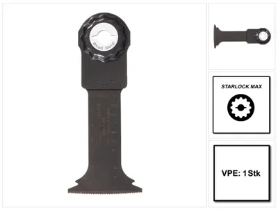 Obrázok produktu pre Makita Eintauchsägeblatt, 52 mm Starlock Max - 20 TPI - BiM - MAM002 - Holz / Metall