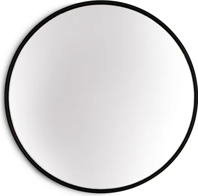 Produktbild von Casa Chic, Wandspiegel, rund, 58,8 x 58,8 cm, Metallrahmen, galvanisiert, pulverbeschichtet, Spiegel 4mm, Rahmenbreite 2,4cm, Rahmentiefe 2,8cm, für Flur, Bad, Schlafzimmer, Eingangsbereich