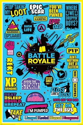 Obrázok produktu pre Infografika k plagátu Battle Royale 2, 91,5 x 61 cm