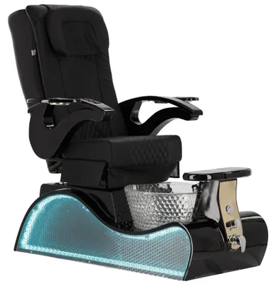 Produktbild von Elektrischer Kosmetikstuhl mit Massage und Hydro-Massage für Fußpediküre für das SPA Nerisa schwarz