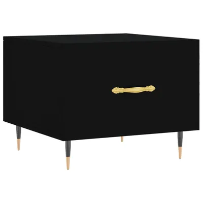 Produktbild von （Robust Möbel）Satztische/Couchtisch elegantes Design - Wohnzimmertisch - Schwarz 50x50x40cm Holzwerkstoff - Couchtische DEMöbel221294