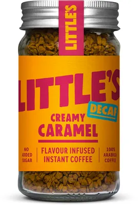 Obrázok produktu pre Littles Instant káva bez kofeínu s príchuťou karamelu (50 g), 102712