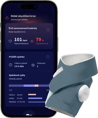 Obrázek produktu pro OWLET Ponožka inteligentní Dream Sock - tmavomodrá