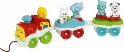 Image de Train interactif avec des animaux