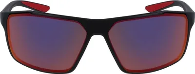 Image de Nike - Hommes/Femmes Unie Matt - Lunettes de soleil "Windstorm" BS3619 (Taille unique) (Noir)