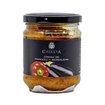 Produktbild von La Chinata Crema de Pimiento y Berenjena Pastete Paprika und Auberginen mit Olivenöl 180g