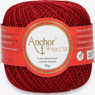 Produktbild von Anchor Freccia 6 – Baumwollgarn zum Häkeln (Farbe 08047)