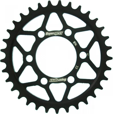 Zdjęcie produktu dla Stalowa zębatka Supersprox 530 - 33T (czarna) RFE-814:33-BLK|ID 64,0 LK 84,0 6-otworowa