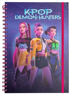 Productafbeelding van KPop Demon Hunters - Wiro notitieboek A4 - Huntrix