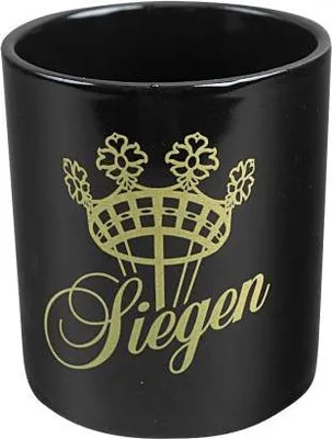 Produktbild von Keramiktasse mit Print Siegen 57580 schwarz