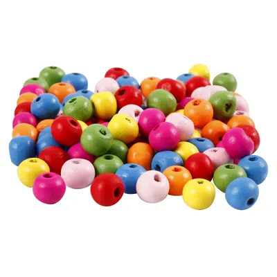 Produktbild von Holzperlen Mix, 500 g